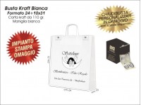 BUSTE IN CARTA KRAFT BIANCA 